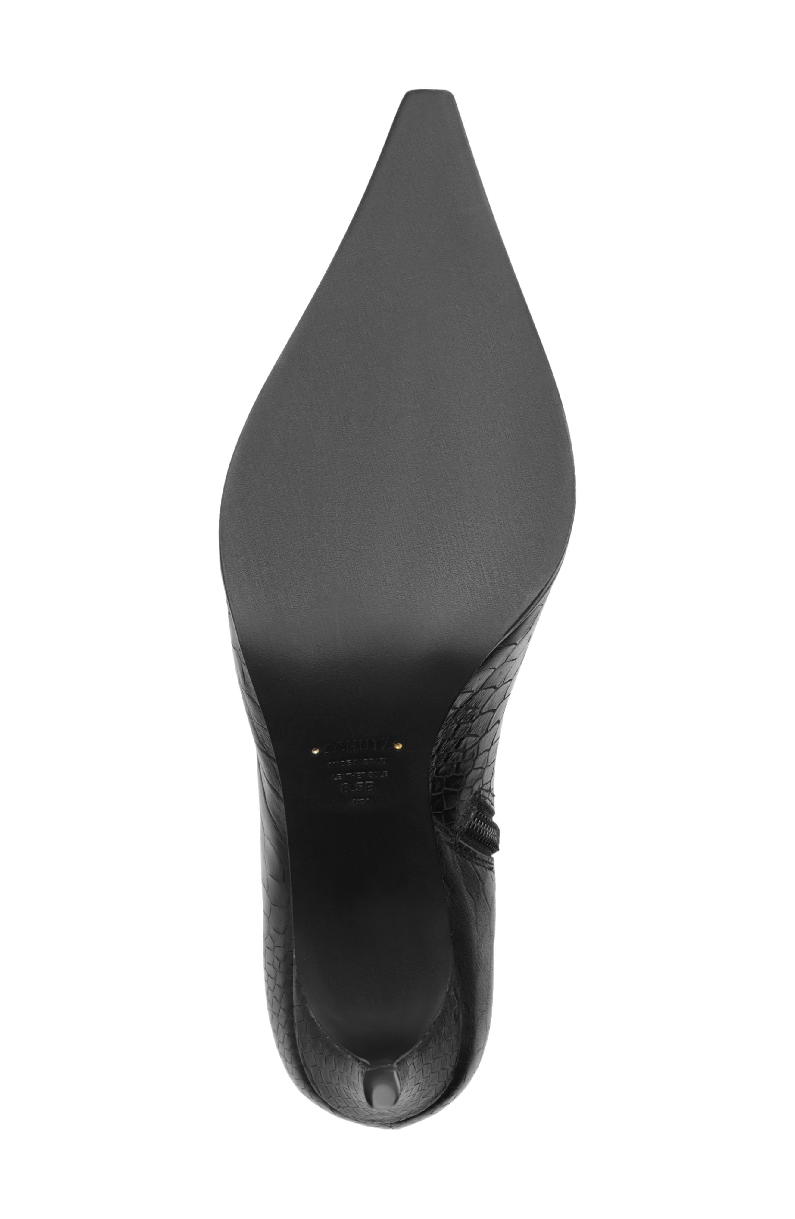 Schutz Mary Stiletto Boot, Alternate, color, Black