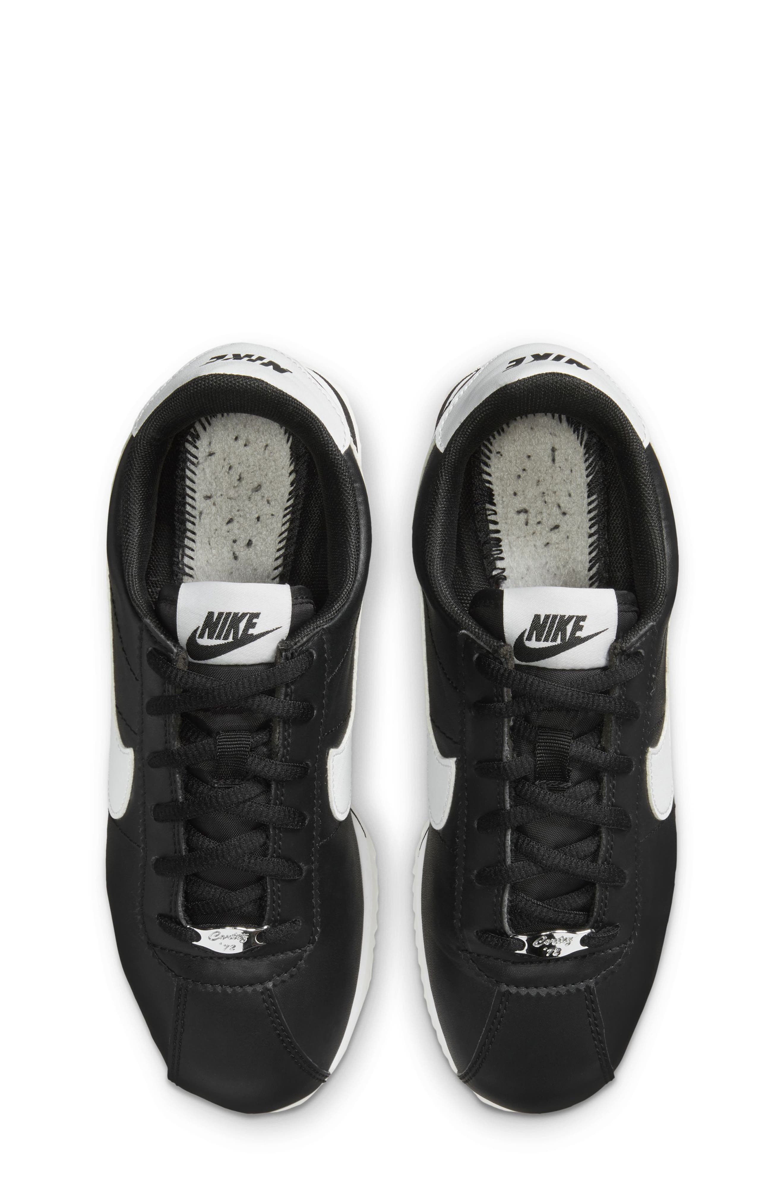 Kids' Cortez Basic SL Sneaker, Alternate, color, BLACK/ WHITE