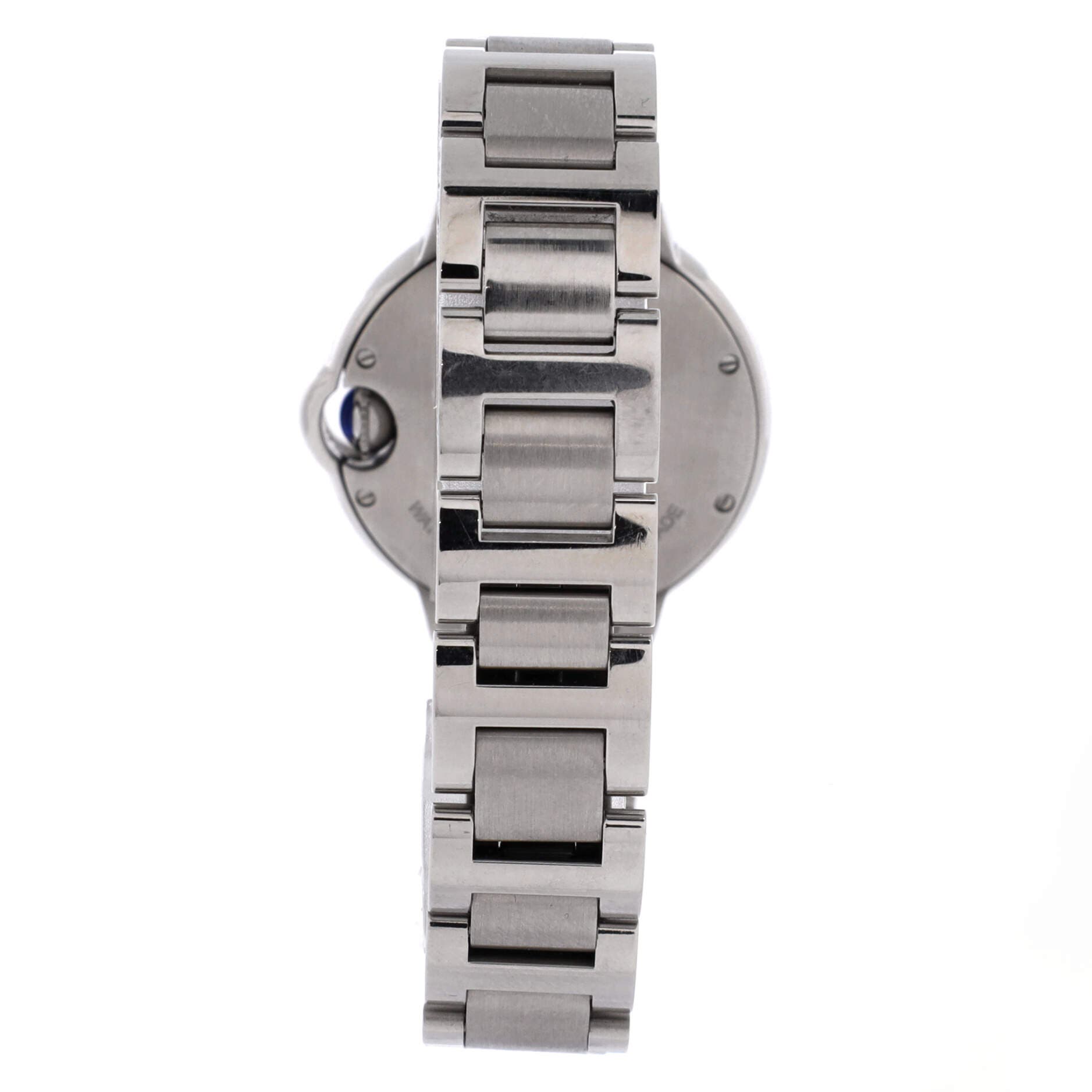 Ballon Bleu de Cartier Automatic Watch Stainless Steel 33, Alternate, color, Metallic Silver
