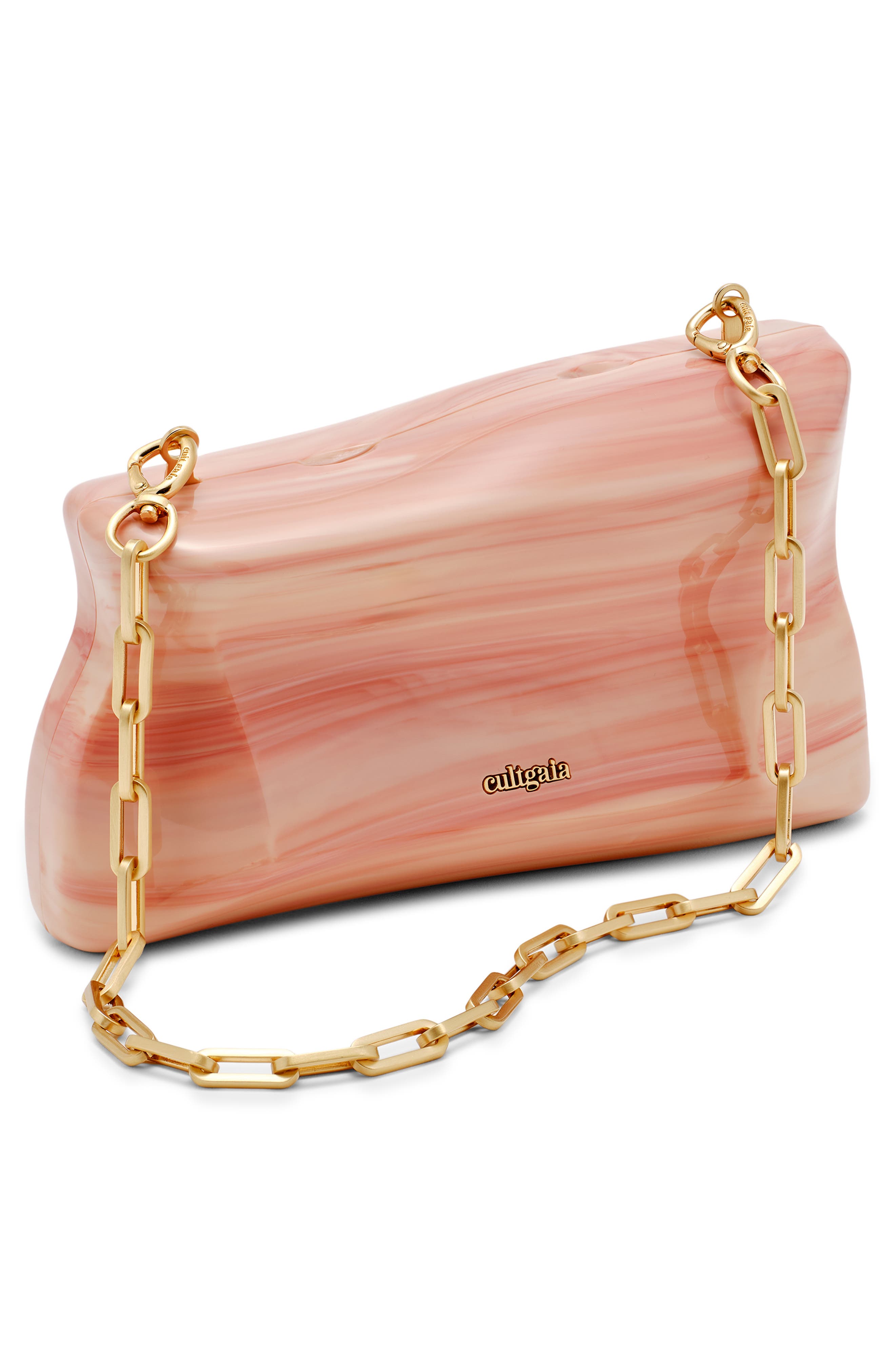 Cult Gaia Malaya Clutch, Alternate, color, Rose Water