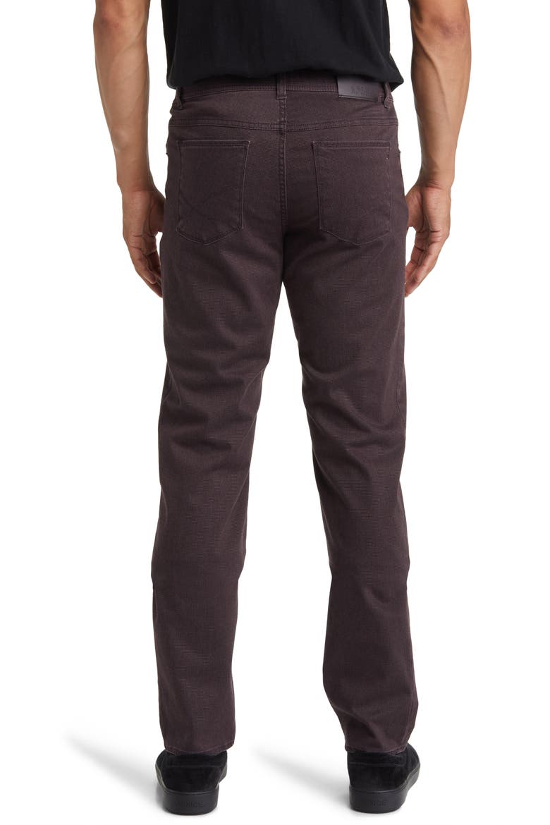 Cooper Hi Flex Microprint Five-Pocket Straight Leg Pants, Alternate, color, PORTOBELLO