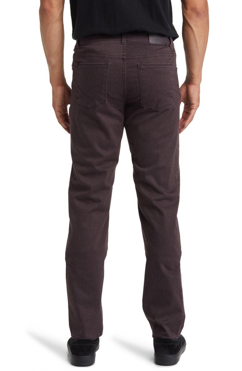 Brax Cooper Hi Flex Microprint Five-Pocket Straight Leg Pants, Alternate, color, 