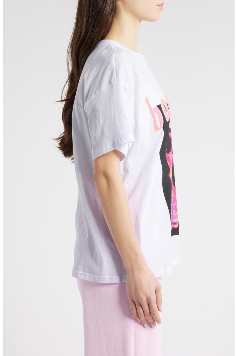 Electric Love V2 Boyfriend Graphic T-Shirt, Alternate, color, WHITE