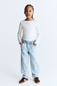 H&M Relaxed paper bag jeans