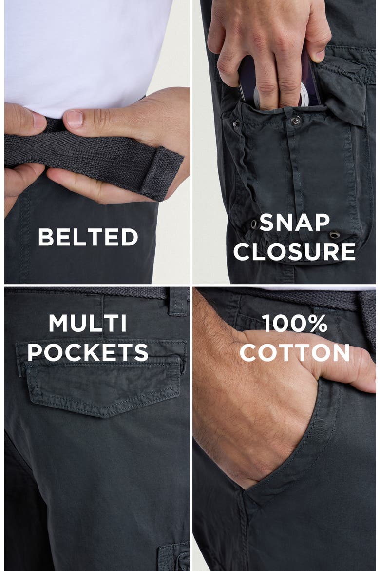 Cargo Shorts, Alternate, color, CHARCOAL