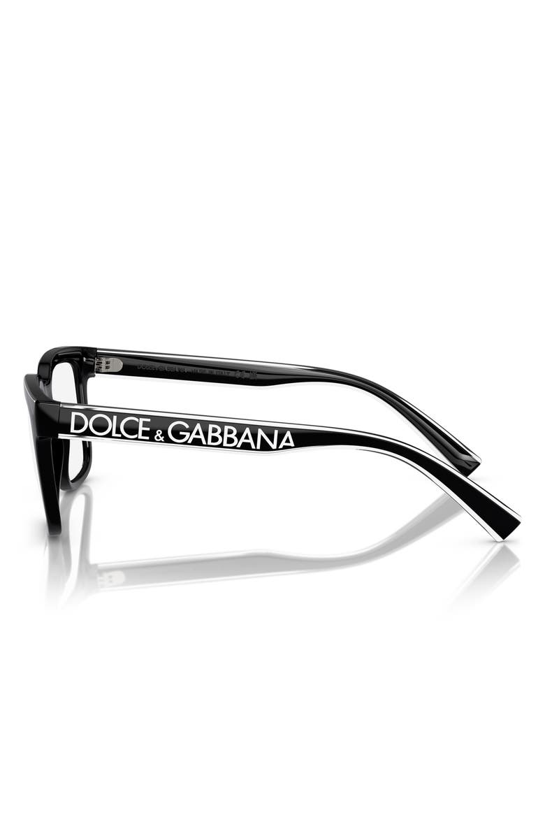 Dolce&Gabbana 50mm Square Optical Glasses, Alternate, color,