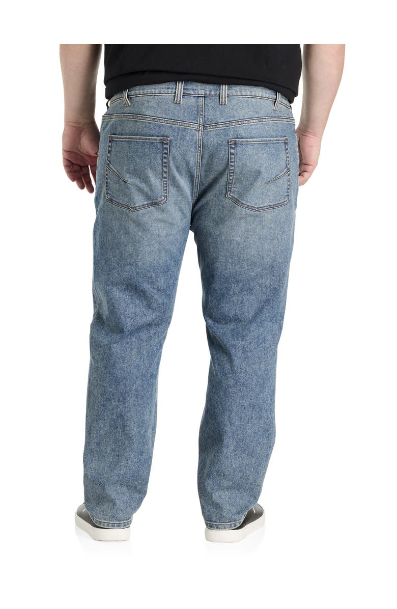 True Nation by DXL Big
Tall Vintage Tapered-Fit Jeans, Alternate, color, Medium Wash Vintage