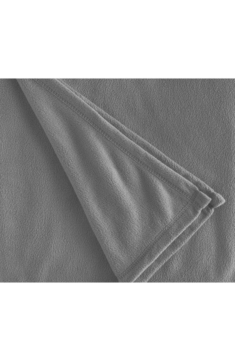 Martex Supersoft Fleece Throw Blanket, Alternate, color, Smoked Pearl