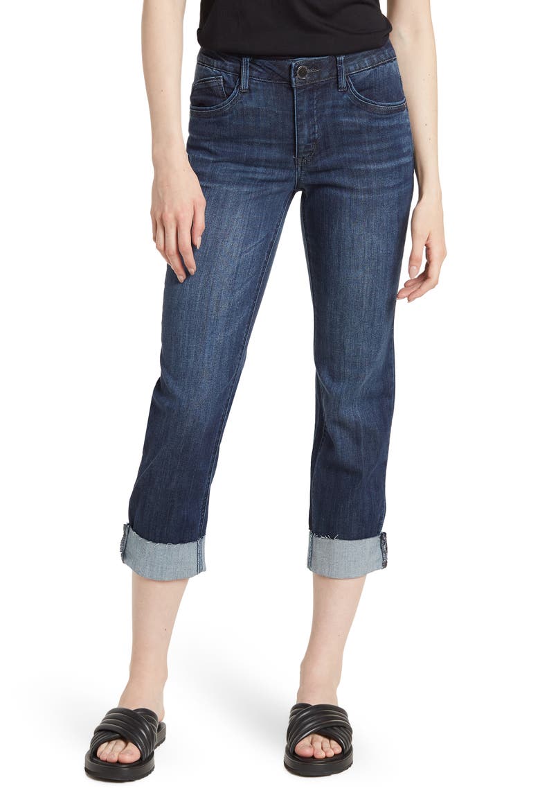 Ab Technology Straight Crop Jeans, Main, color, IN-INDIGO