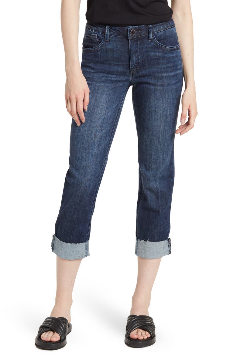 Democracy Ab Technology Straight Crop Jeans, Main, color, 