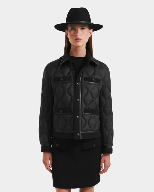 Rudsak Jolie Quilted Light Jacket In Black