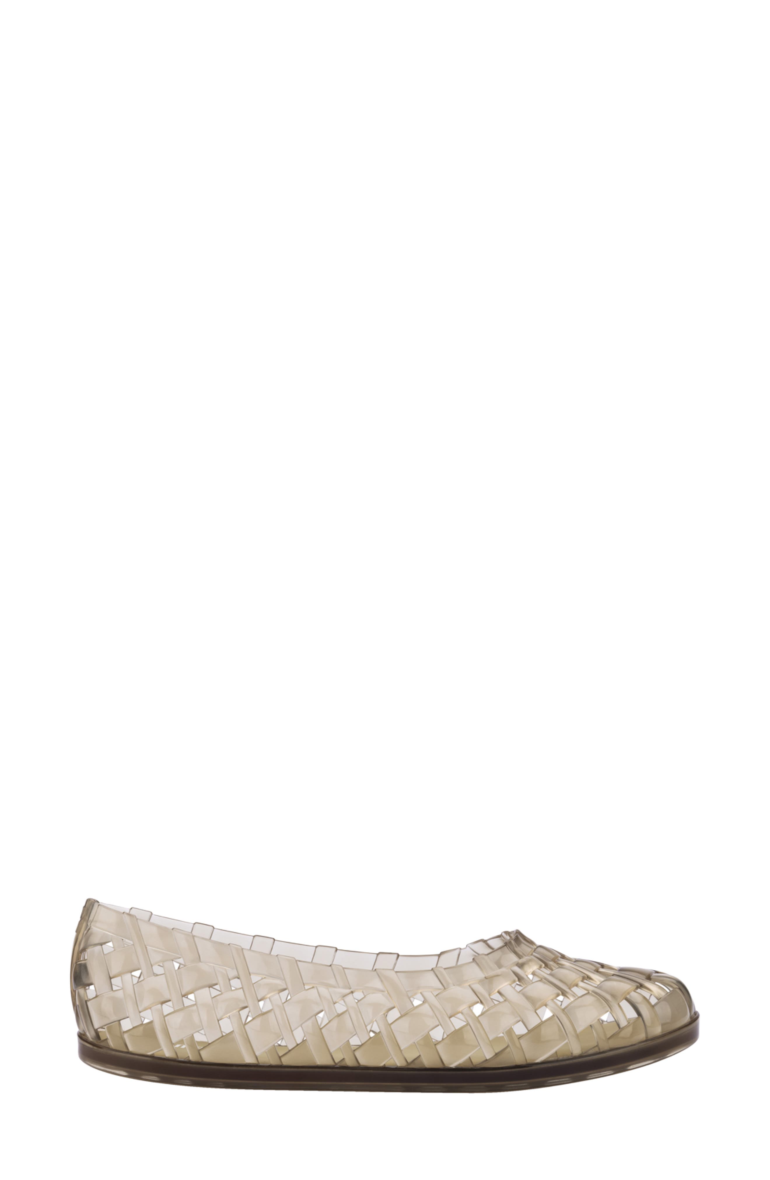 Possession Water Resistant Jelly Ballet Flat, Alternate, color, BEIGE