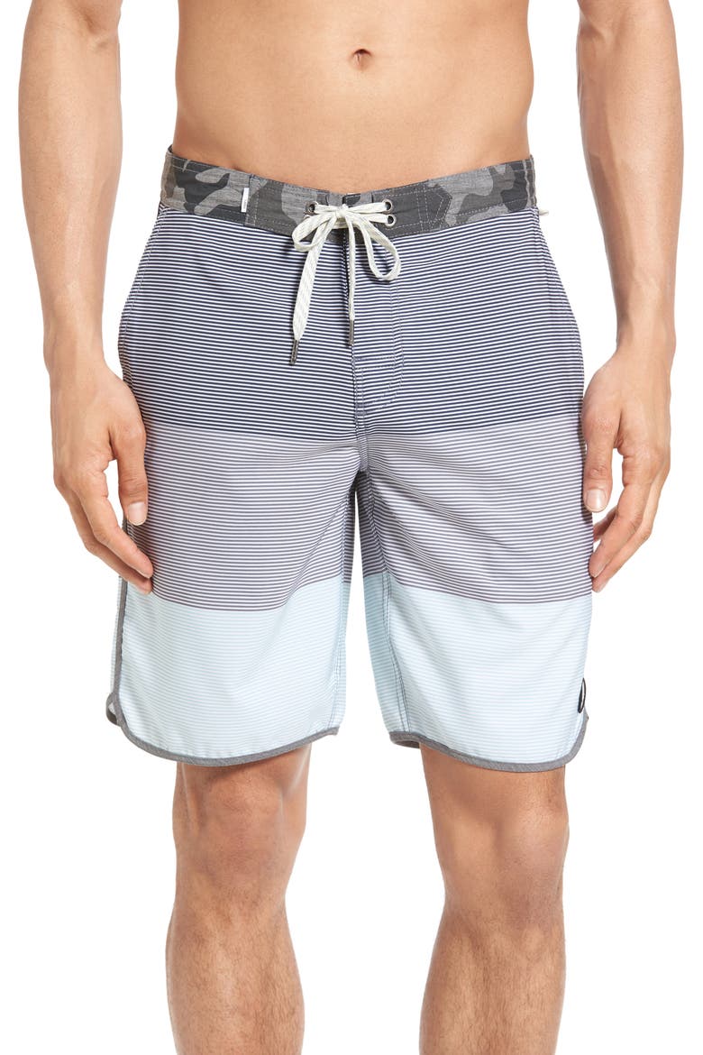 Cruise Hybrid Board Shorts, Main, color, WAVE STRIPE
