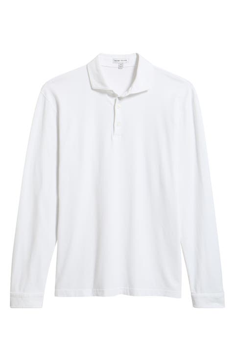 Crown Flex Pima Cotton Long Sleeve Polo