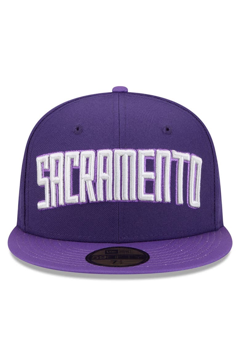 Men's New Era Purple Sacramento Kings 2025/26 City Edition Alternate 59FIFTY Fitted Hat, Alternate, color, Purple
