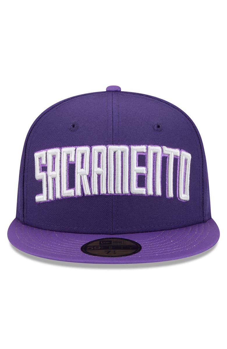 New Era Men's New Era Purple Sacramento Kings 2025/26 City Edition Alternate 59FIFTY Fitted Hat, Alternate, color, Purple
