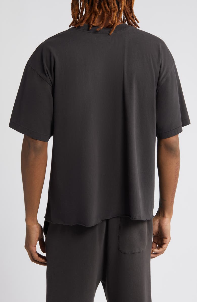 Elwood Core Oversize Crop Cotton T-Shirt, Alternate, color, Black