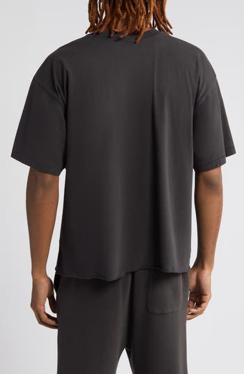 Core Oversize Crop Cotton T-Shirt