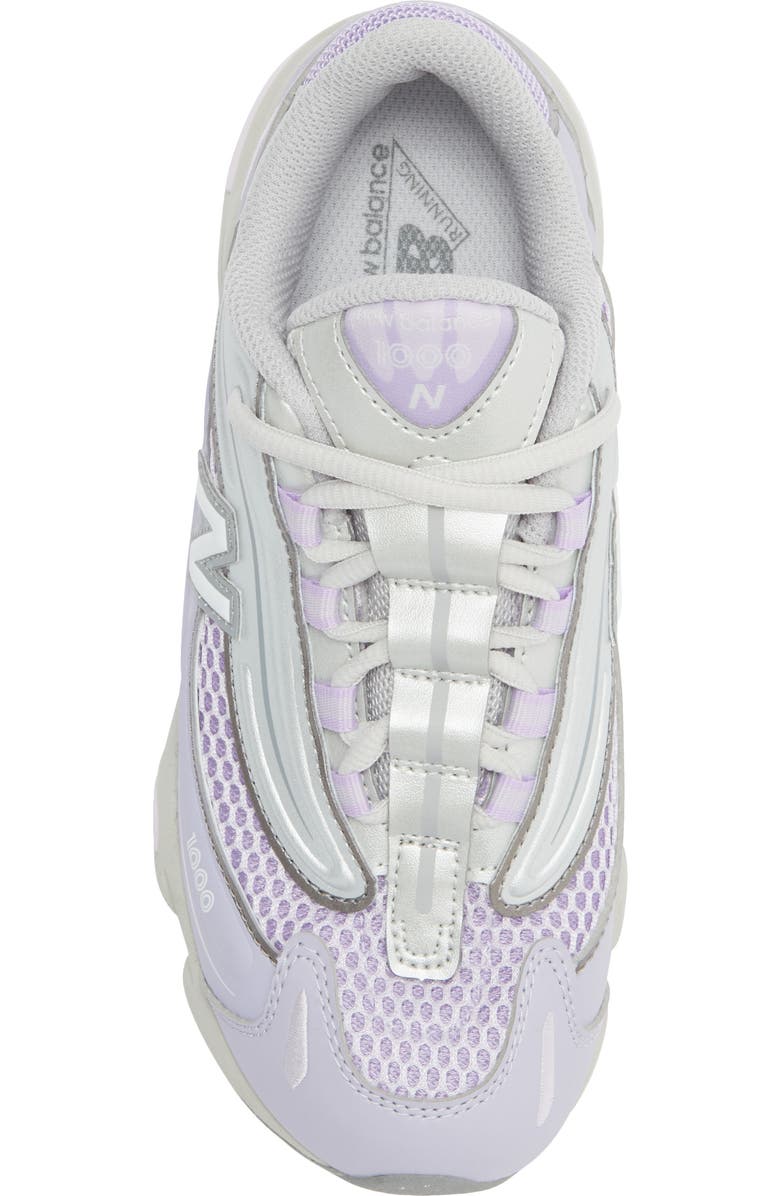 New Balance Kids' 1000 Sneaker, Alternate, color, Lavender/ Silver Metallic