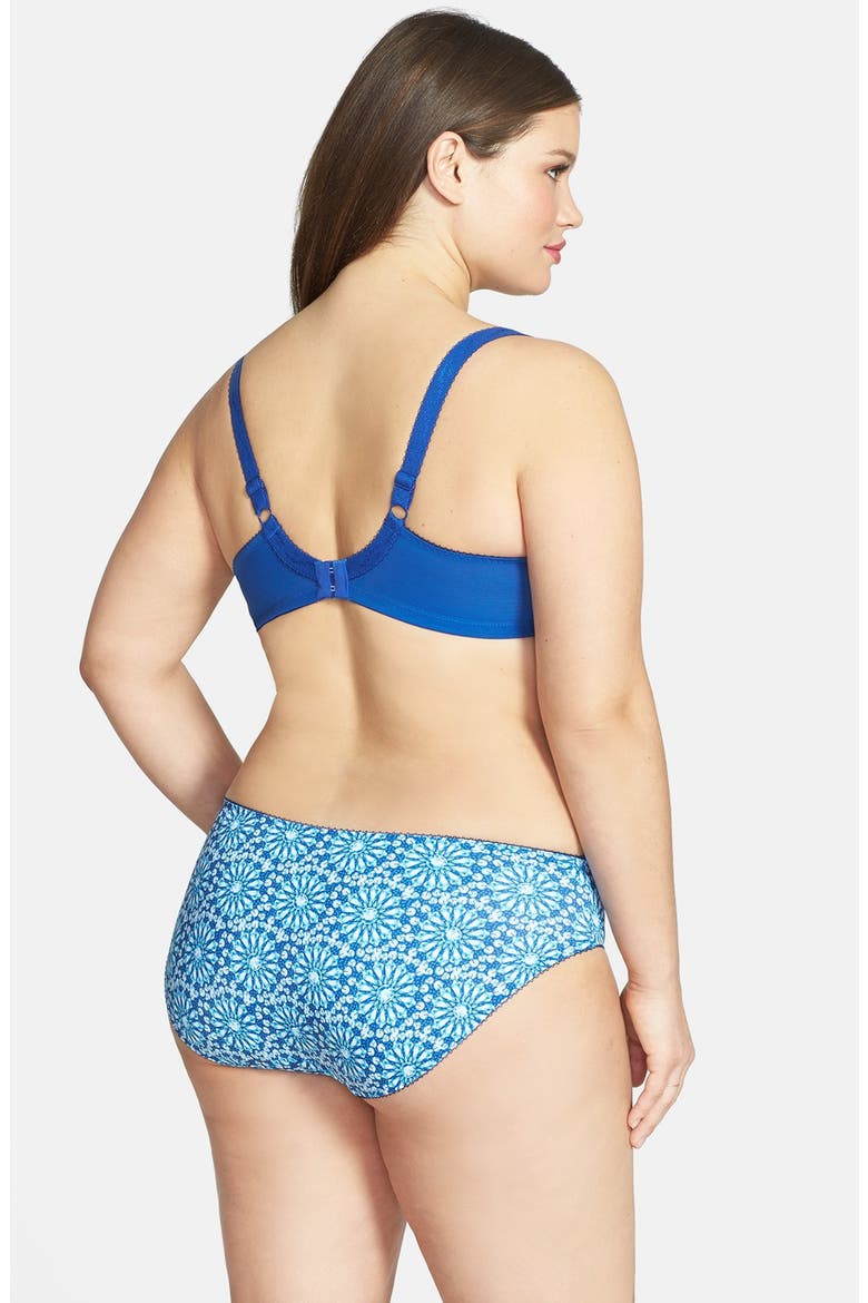 'Tiffany' Underwire Plunge Bra, Alternate, color, SAPPHIRE