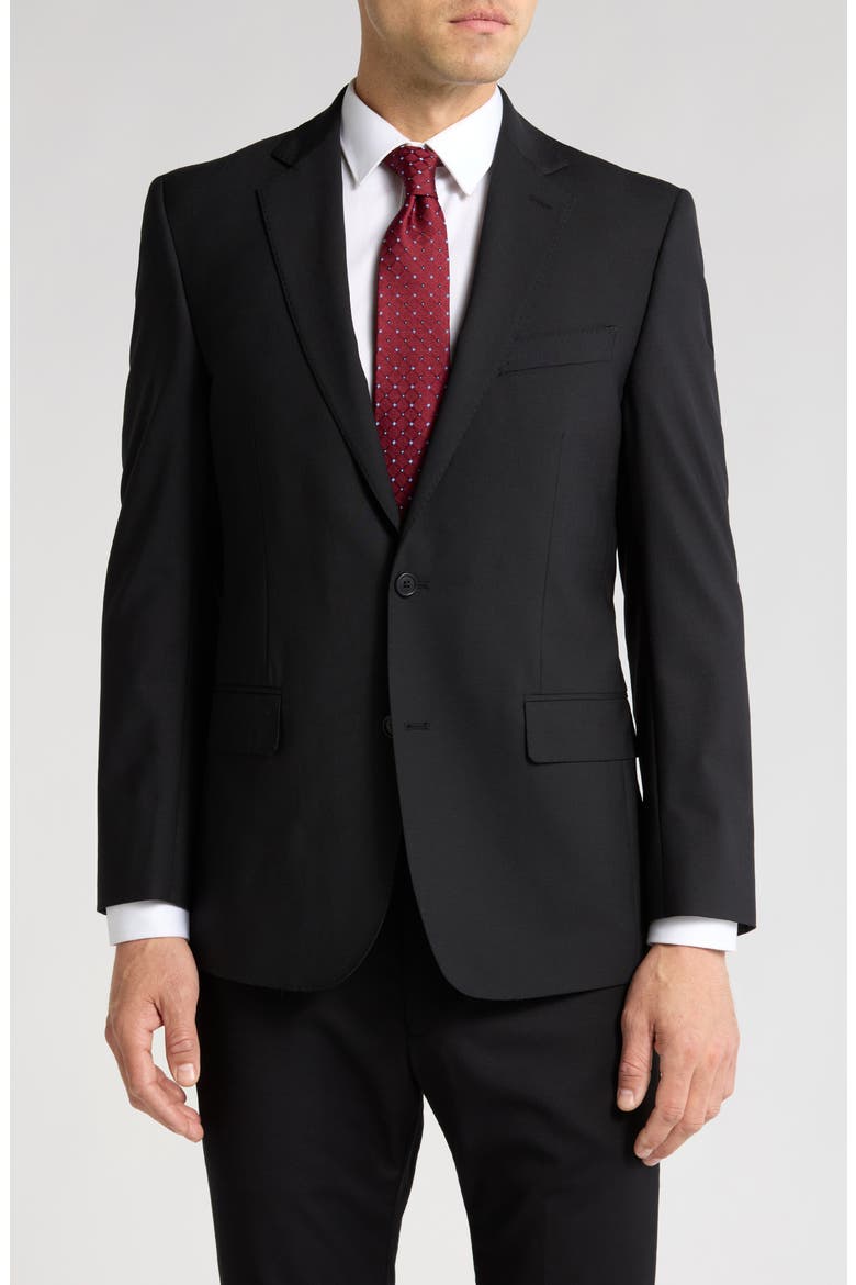 Classic Fit Suit Jacket, Main, color, BLACK