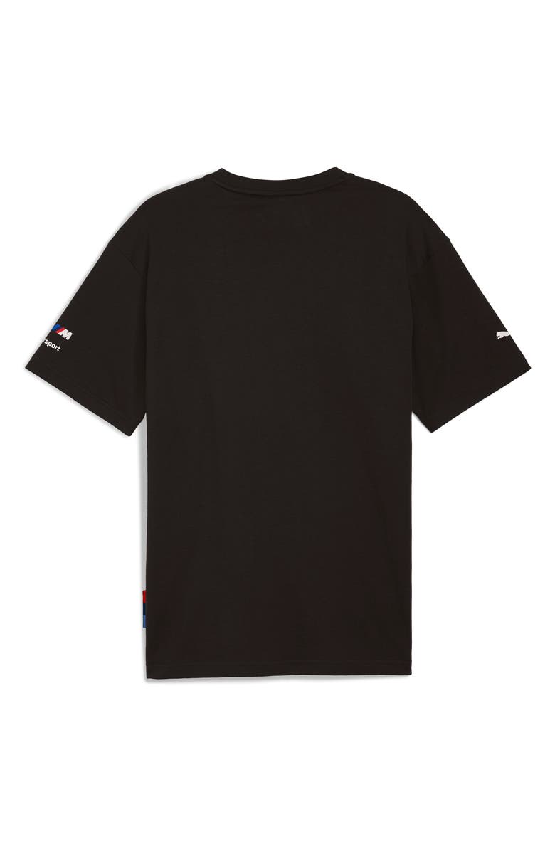 PUMA BMW Cotton Graphic T-Shirt, Alternate, color, Puma Black
