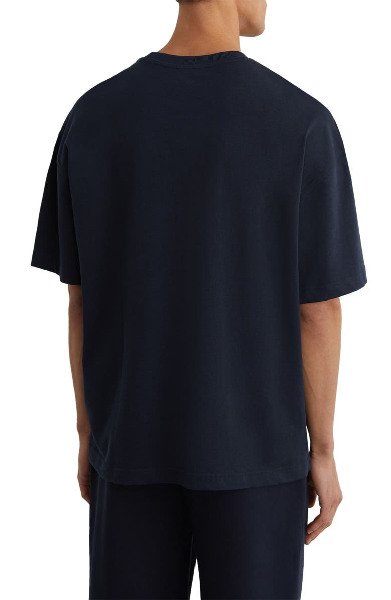 Reiss Rainer Cotton Graphic T-Shirt, Alternate, color, Navy