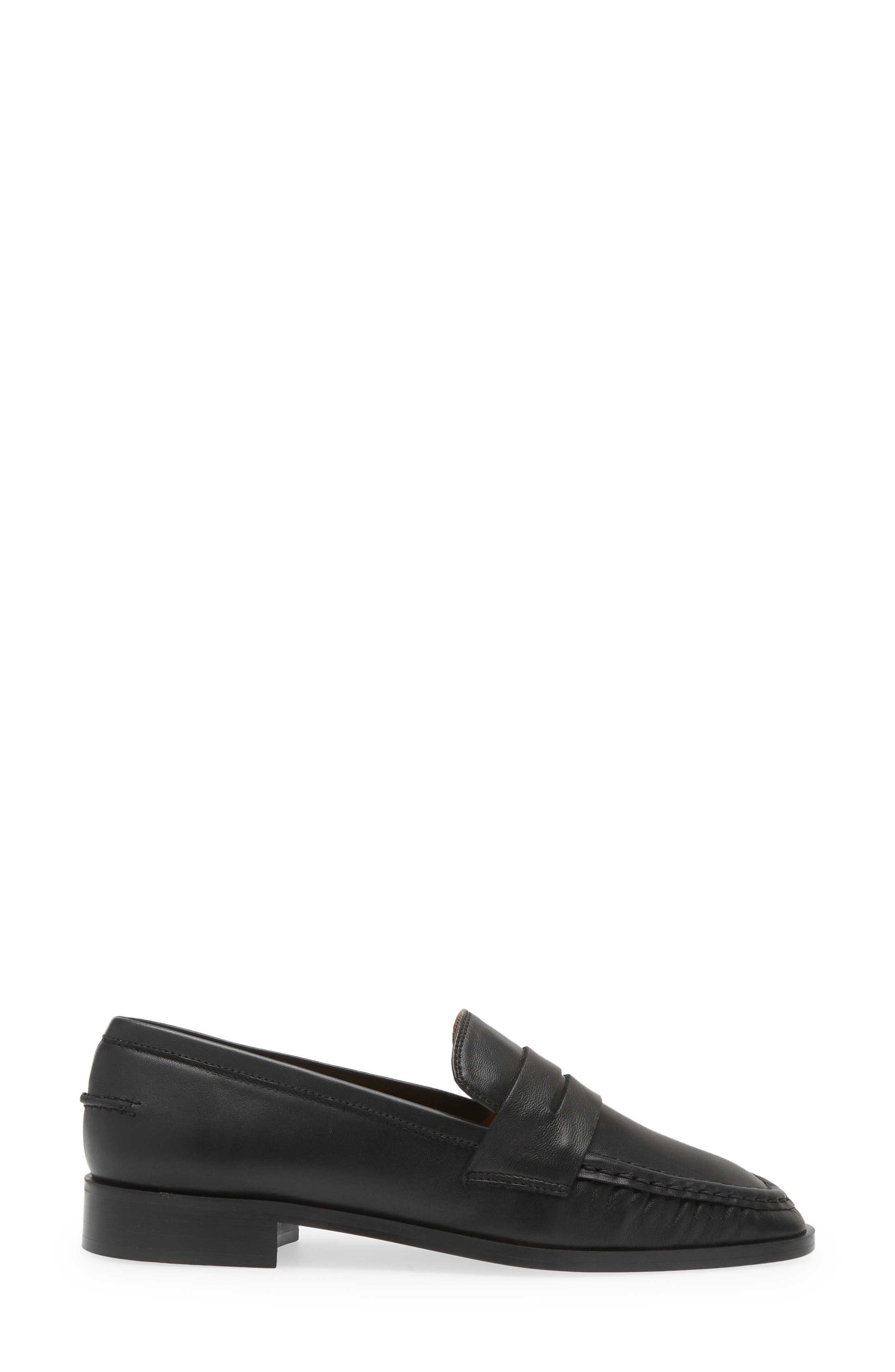 ATP ATELIER Airola Penny Loafer, Alternate, color, Black