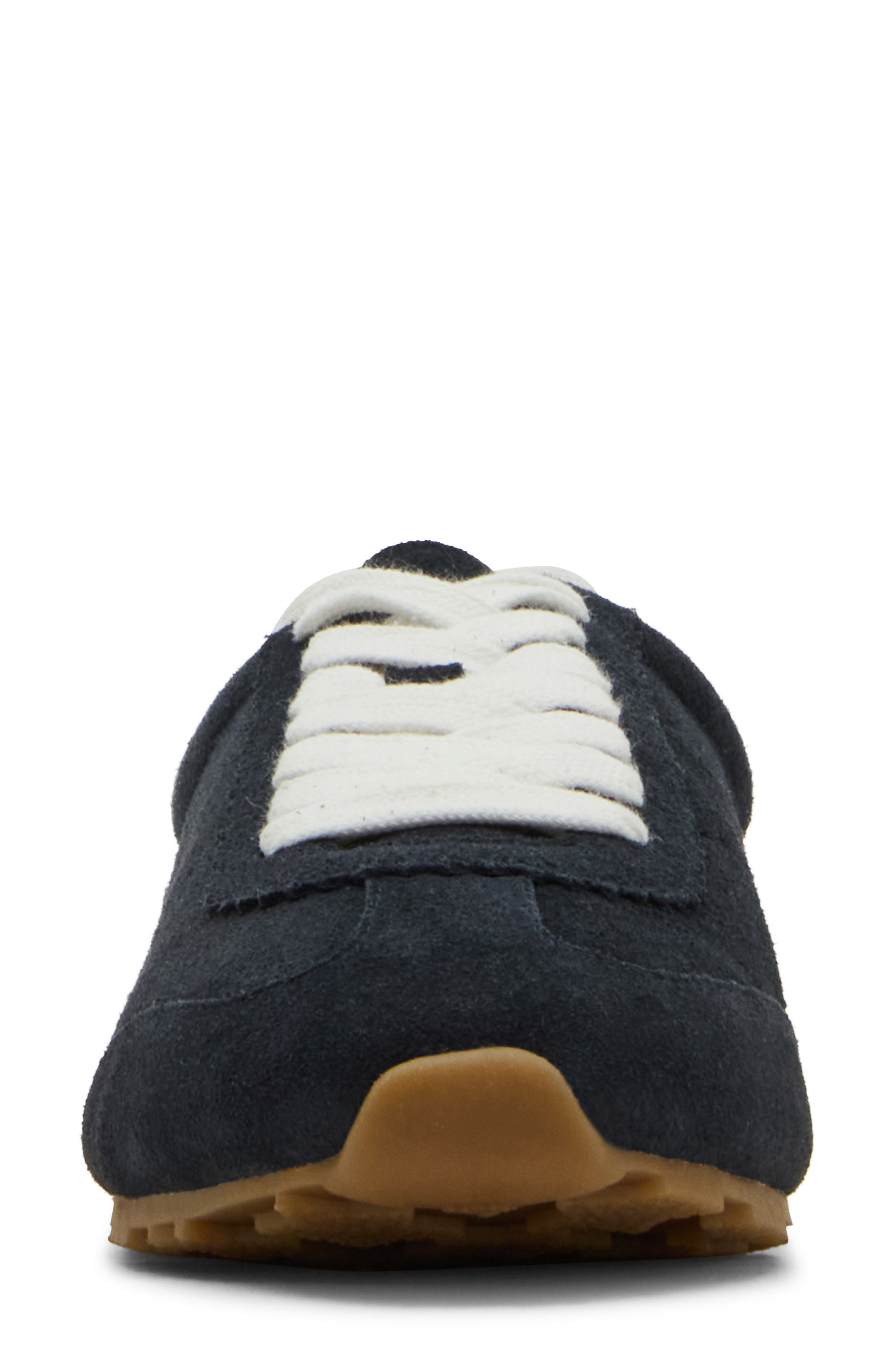 Carmen Waterproof Sneaker, Alternate, color, NAVY SUEDE