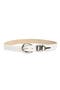 Sculptural Faux Leather Belt