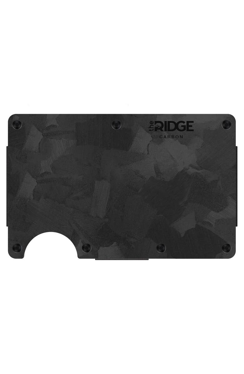 the Ridge Carbon Fiber RFID Money Clip Card Case, Main, color,
