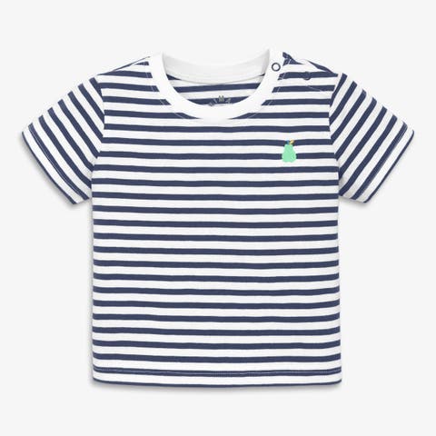 Baby Embroidered Stripe Tee