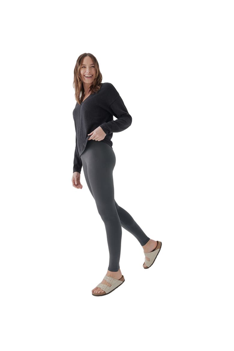 PureFit Legging Made With Organic Cotton, Alternate, color, Storm