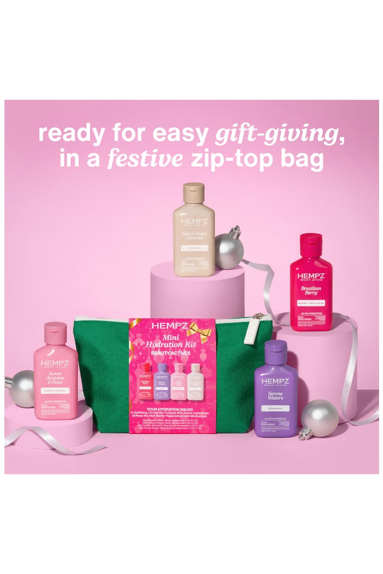 Holiday Hydration Beauty Actives 4-Piece Set, Alternate, color, NO COLOR