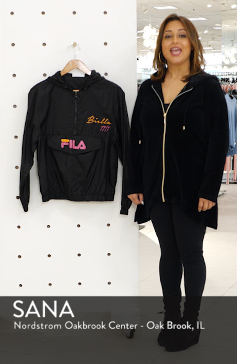 Jana Quarter Zip Nylon Anorak, sales video thumbnail