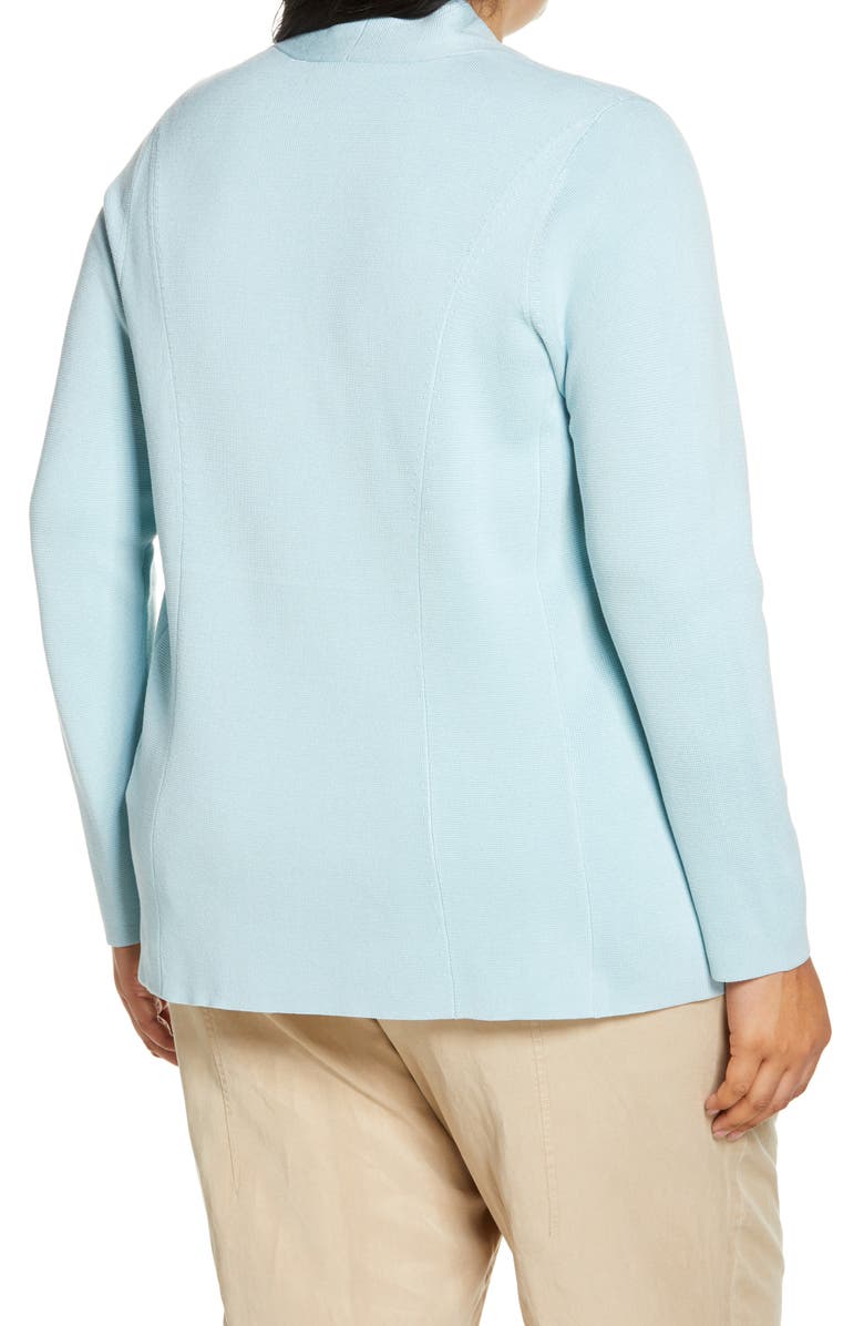 Eileen Fisher Silk & Organic Cotton Shaped Jacket, Alternate, color,