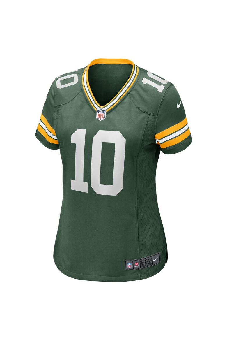 Women's Nike Jordan Love Green Green Bay Packers Game Jersey, Alternate, color, Green