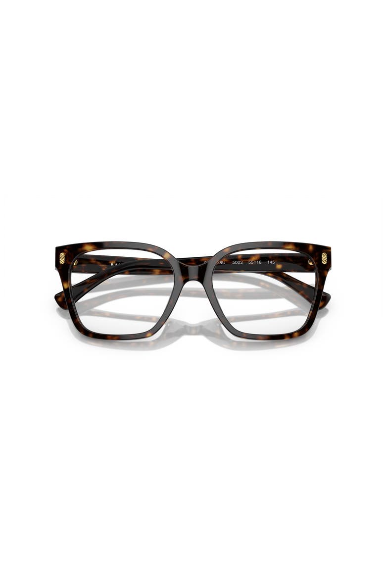 53mm Square optical glasses, Alternate, color, Tortoise