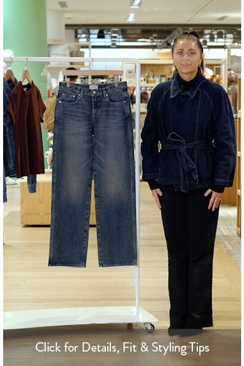 Drue Low Rise Straight Leg Jeans video