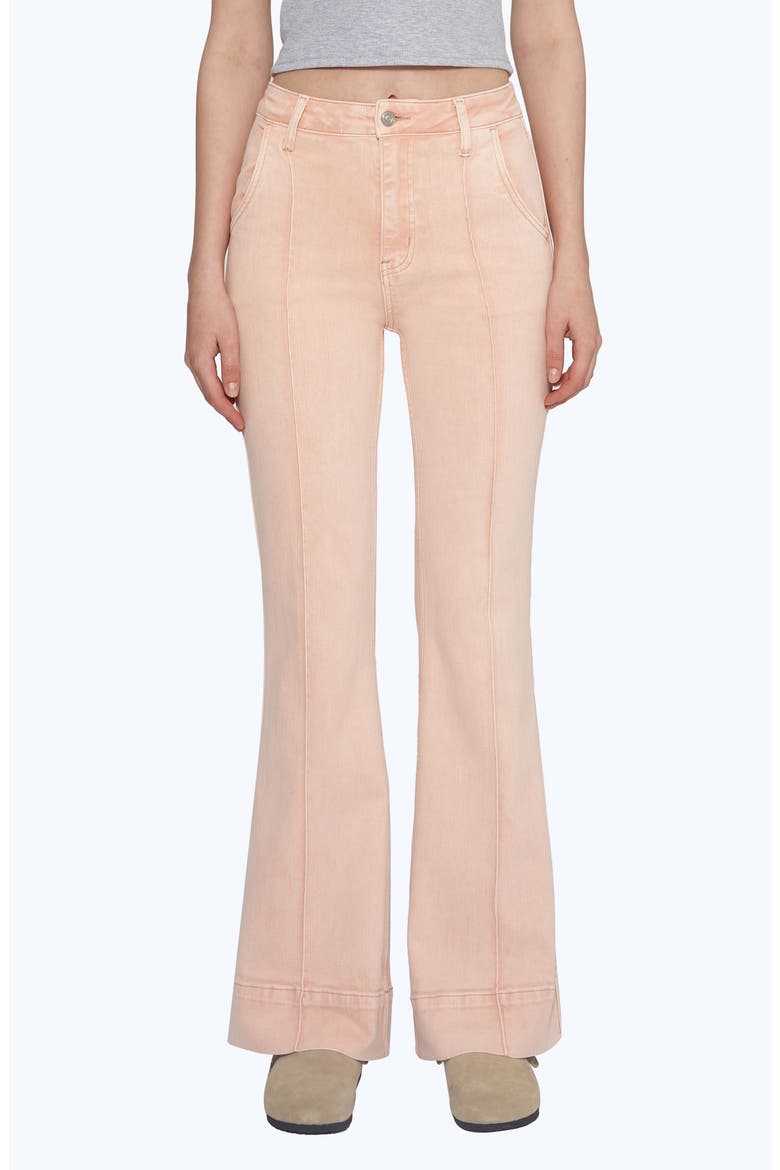 High Waist Flare Jeans, Main, color, PINK