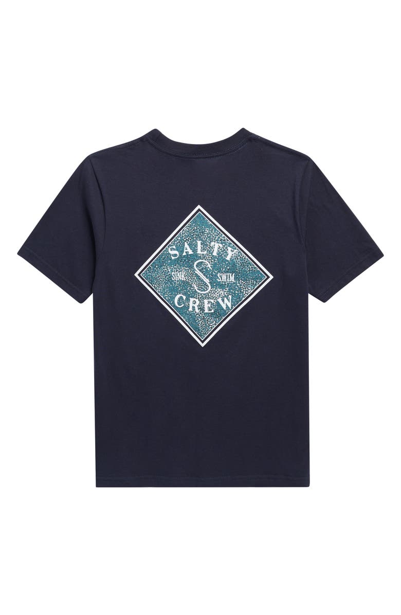 Salty Crew Tippet Fill Graphic Crewneck T-Shirt, Alternate, color, Navy