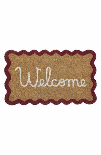 VCNY HOME Scalloped Edge Coir Doormat