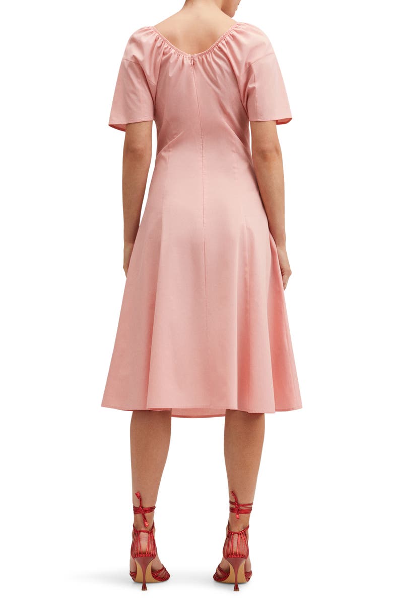 MANGO Fit & Flare Cotton Dress, Alternate, color, 