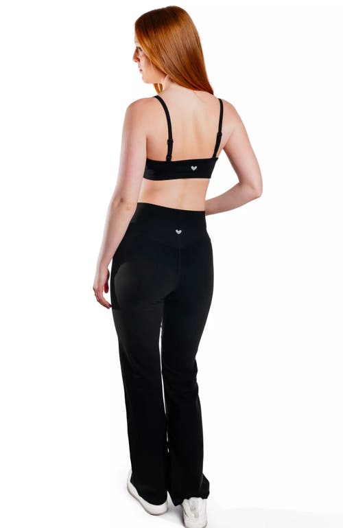 Cheeky Cherry Leakproof Everyday Liner Straight Pants In Black