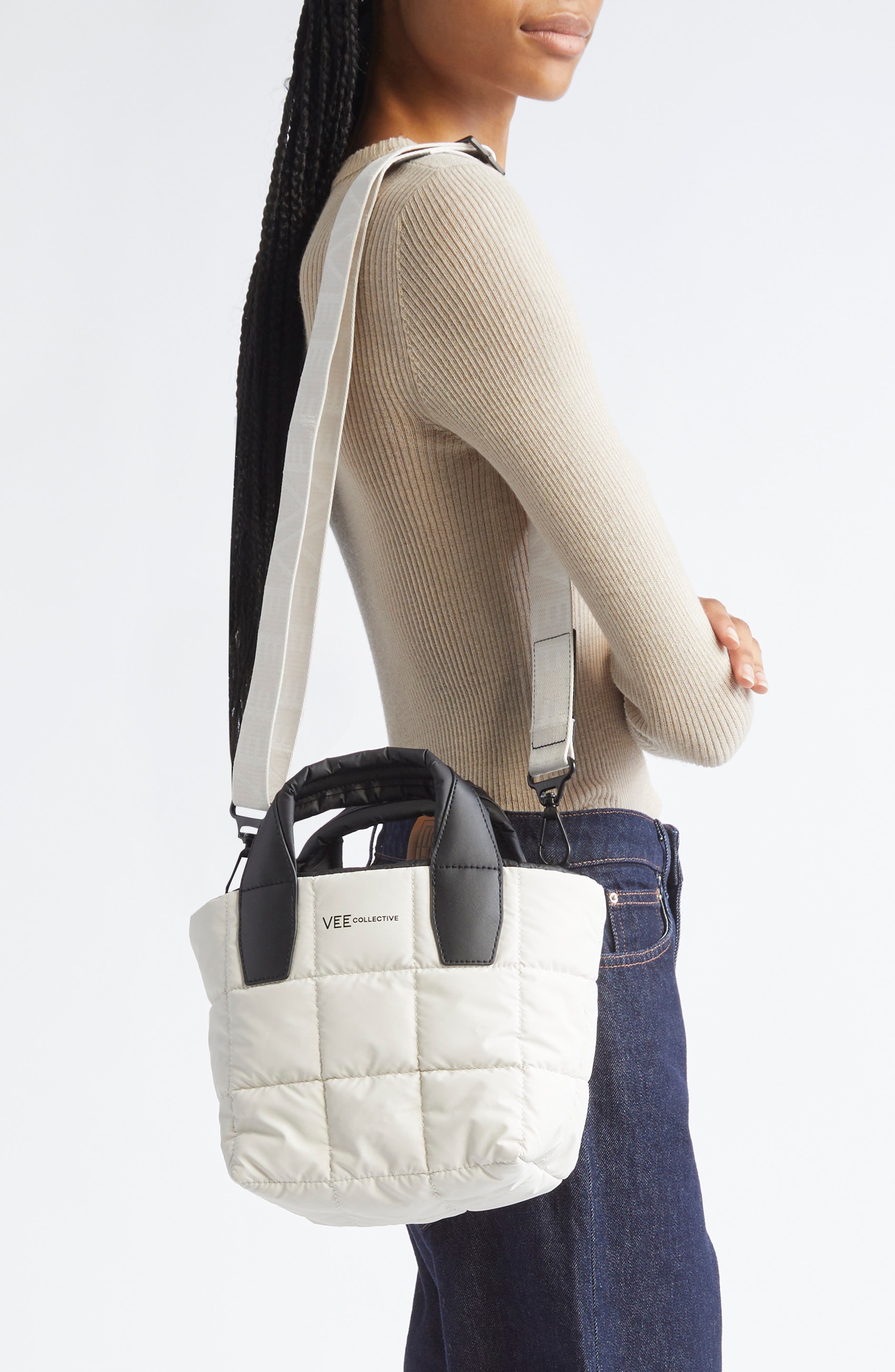 VeeCollective Mini Porter Water Resistant Quilted Recycled Nylon Tote, Alternate, color, 