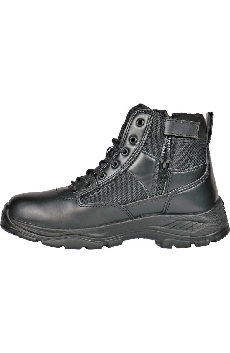 Hoss Boot Company HOSS Watchman 6 Inch Soft Toe Side Zip Work Boot, Alternate, color, Black