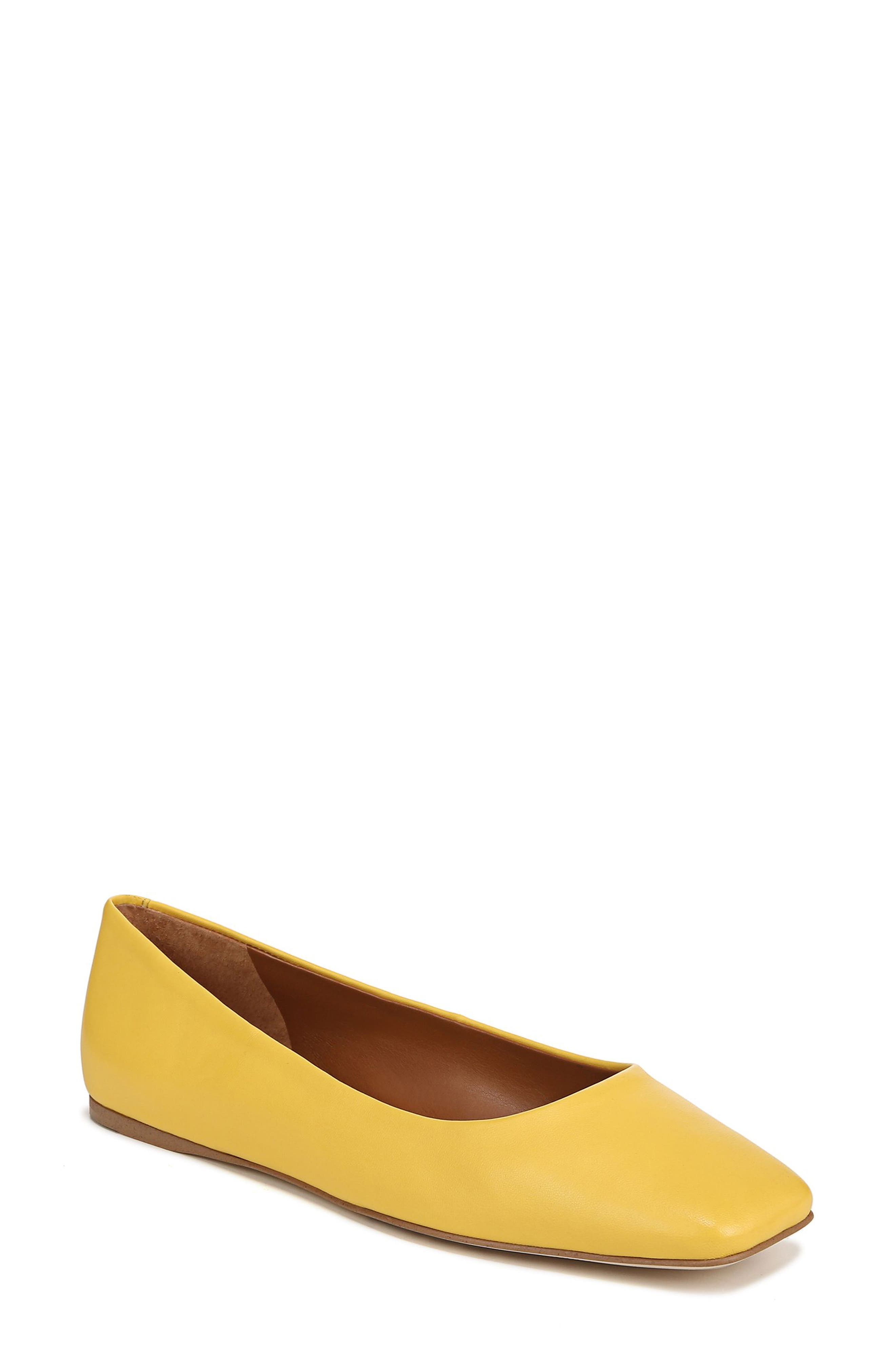 Flexa Amaya Ballet Flat, Main, color, YELLOW