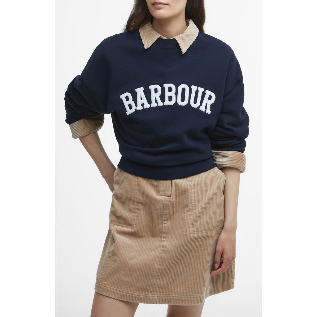 Barbour Silverdale Logo Sweatshirt In Multi