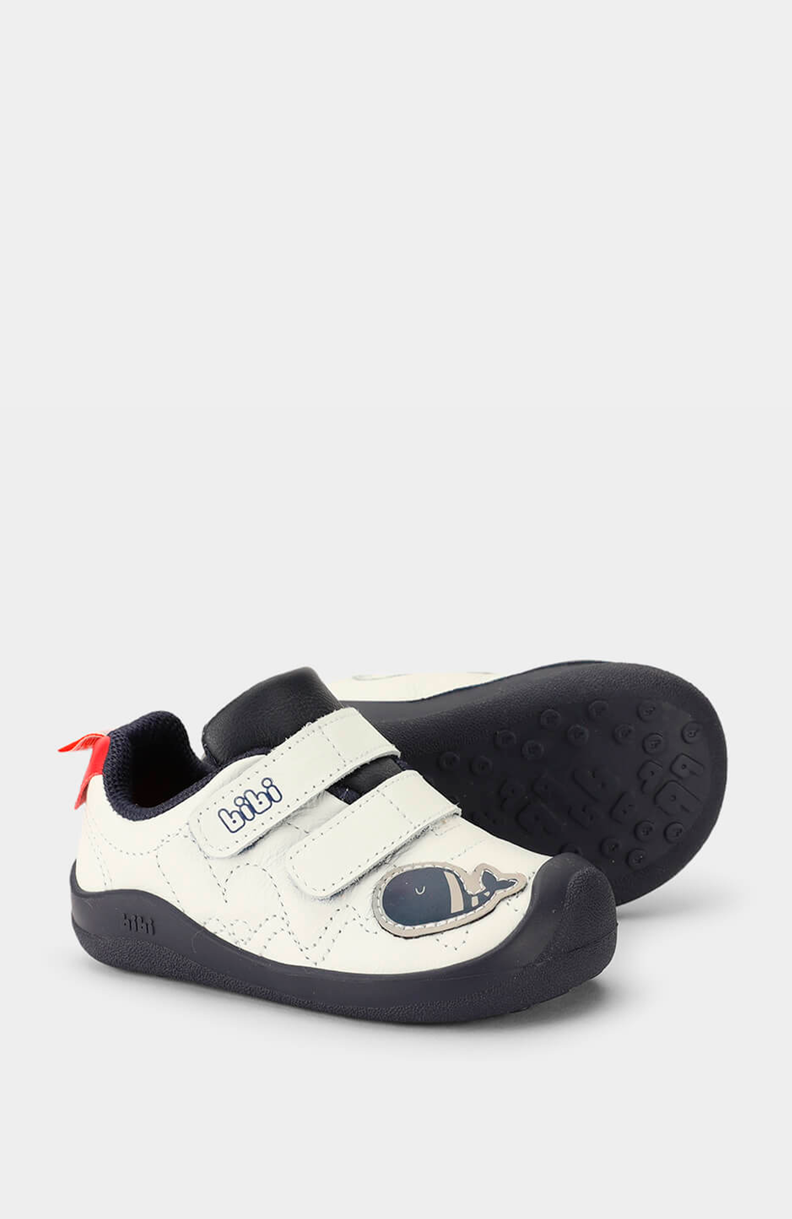Baby Fisioflex First Walker Shoe, Alternate, color, White Navy
