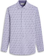 Bugatchi Jimmy OoohCotton® Cocktail Print Button-Up Shirt